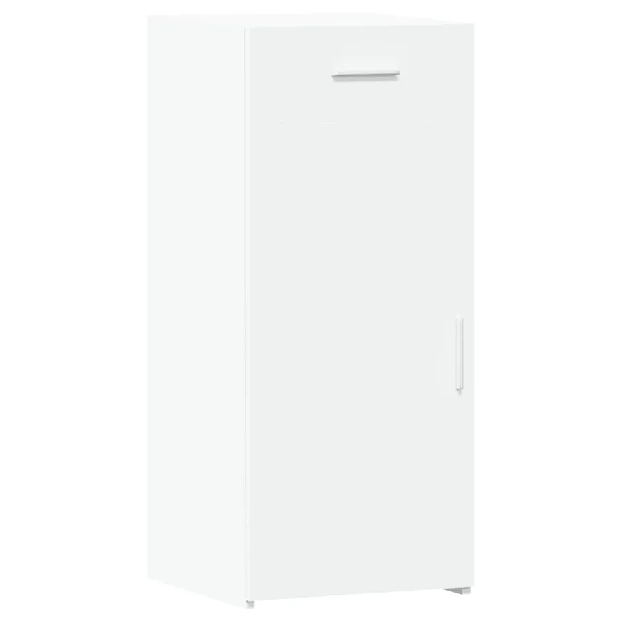 Buffet blanc 40x42,5x93 cm bois d'ingénierie - 2