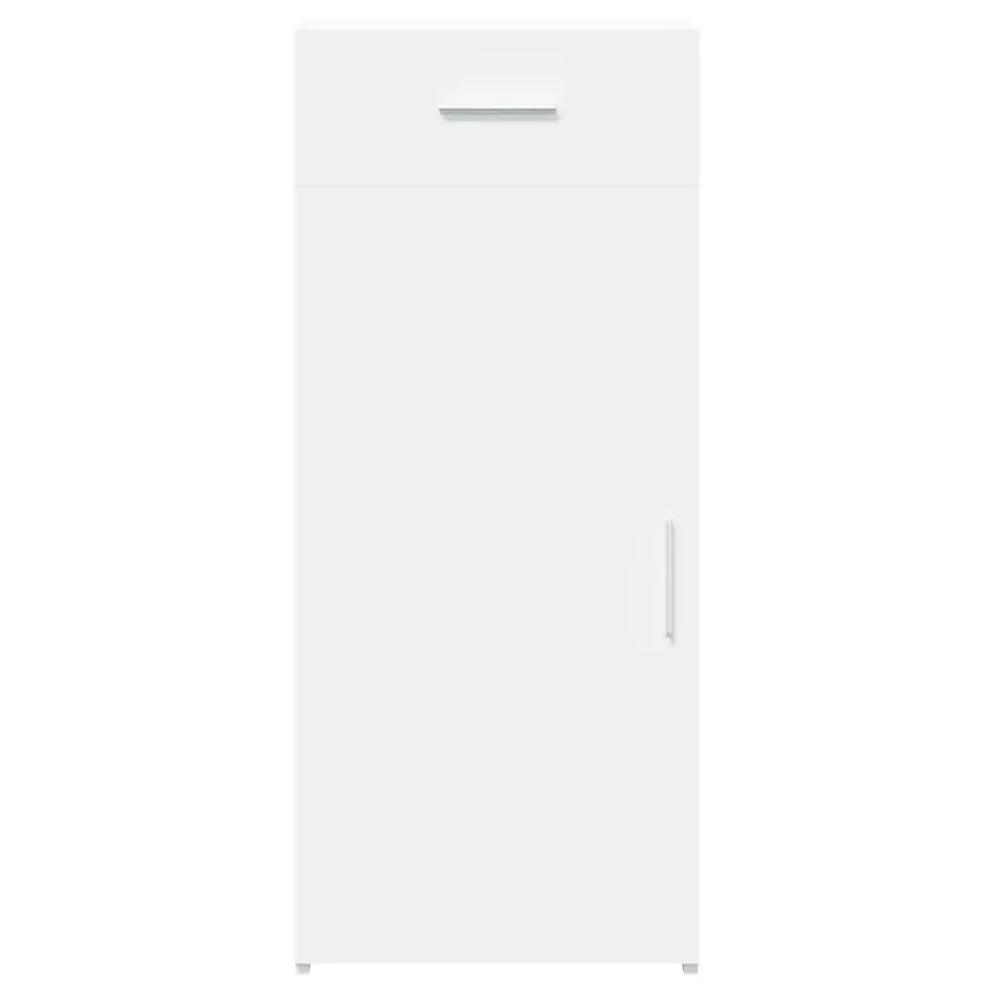 Buffet blanc 40x42,5x93 cm bois d'ingénierie - 4