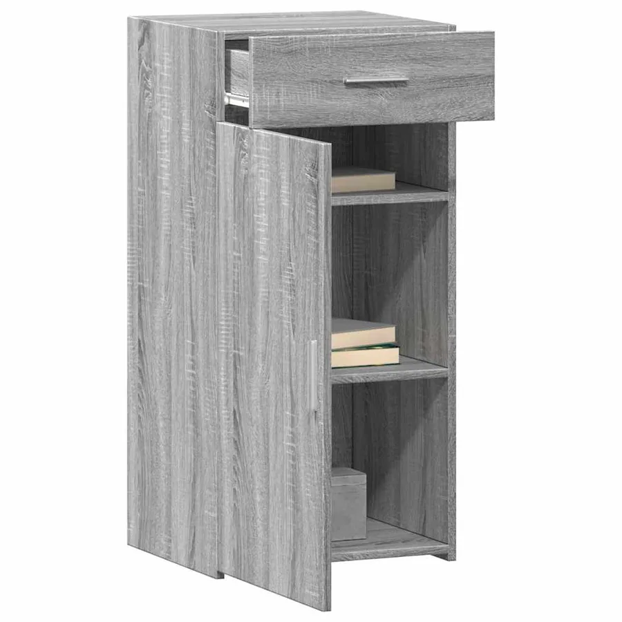Buffet sonoma gris 45x42,5x93 cm bois d'ingénierie - 3