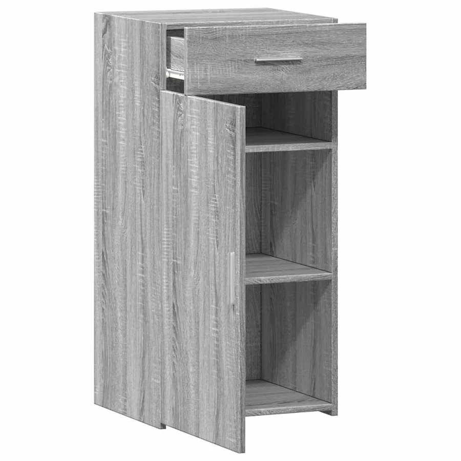 Buffet sonoma gris 45x42,5x93 cm bois d'ingénierie - 8