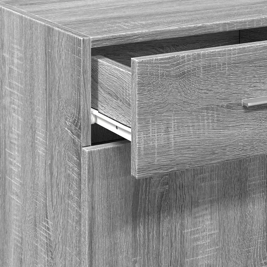 Buffet sonoma gris 45x42,5x93 cm bois d'ingénierie - 9