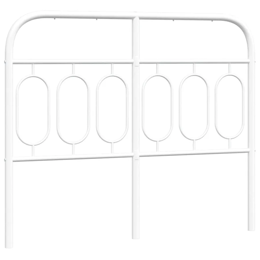 Tête de lit de remplacement métal blanc 120 cm - 2