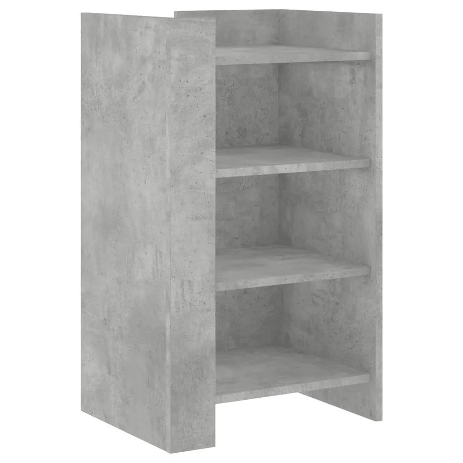 Buffet gris béton 45x35x75 cm Bois d'ingénierie - 2