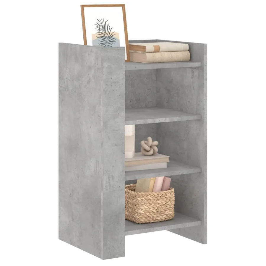 Buffet gris béton 45x35x75 cm Bois d'ingénierie - 3