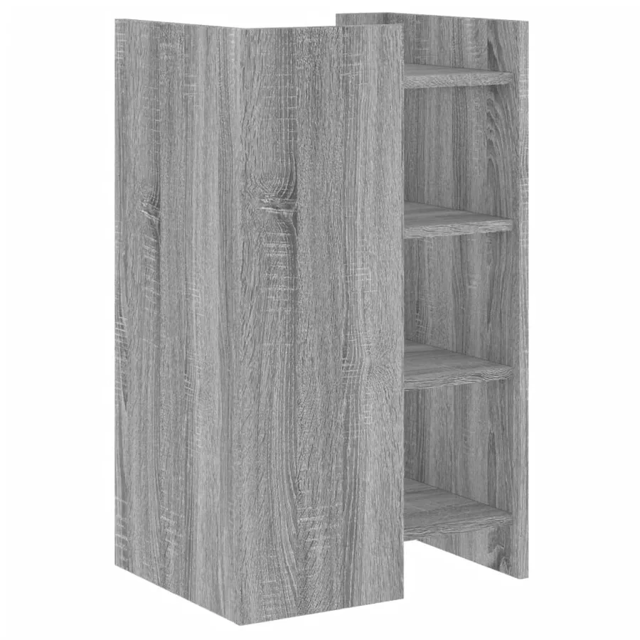 Buffet sonoma gris 45x35x75 cm Bois d'ingénierie - 6