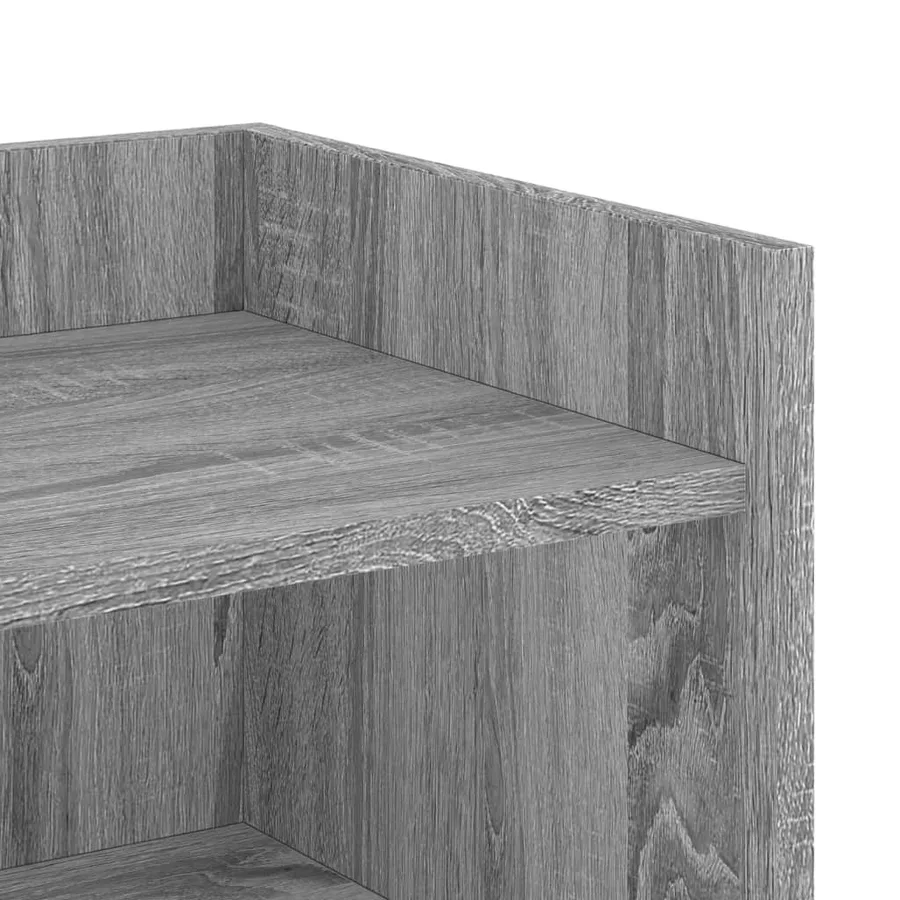 Buffet sonoma gris 45x35x75 cm Bois d'ingénierie - 8