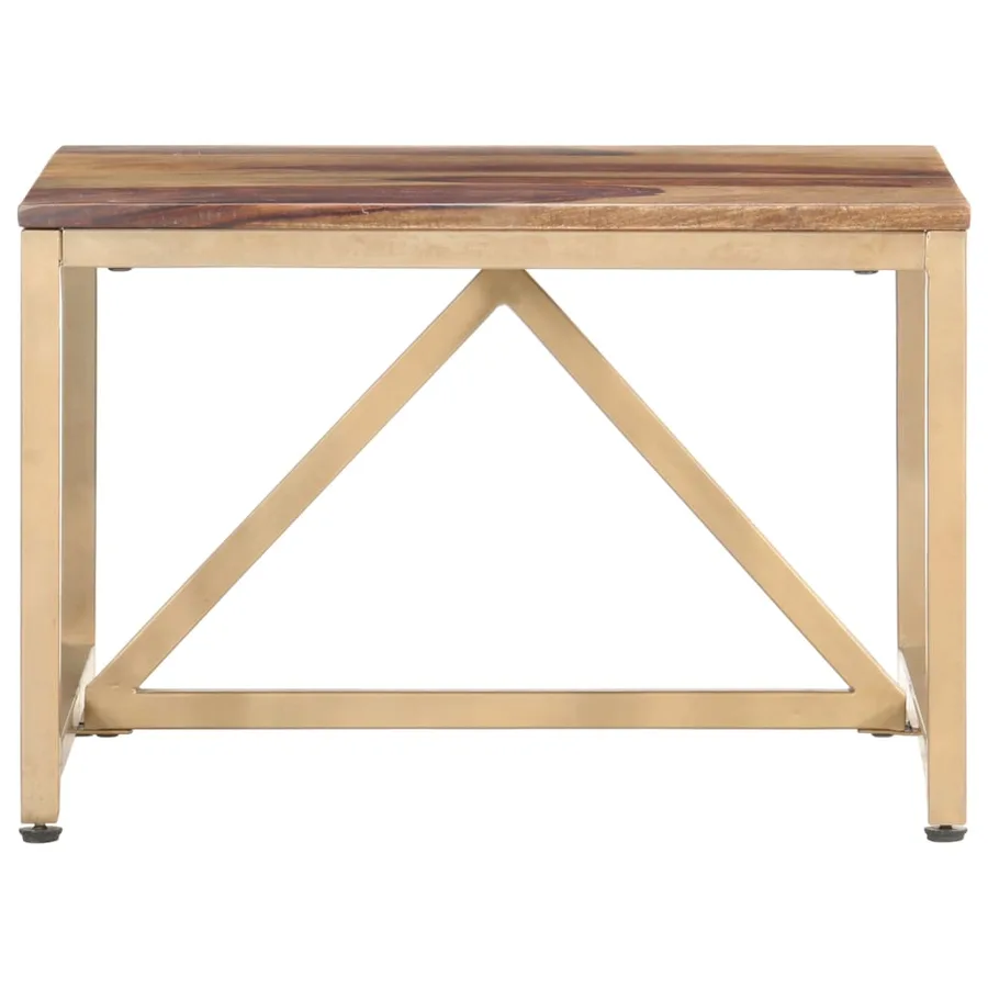 Table d'appoint 60x60x40 cm Bois massif - 2