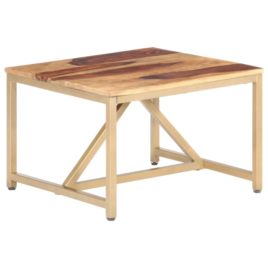 Table d'appoint 60x60x40 cm Bois massif - 9