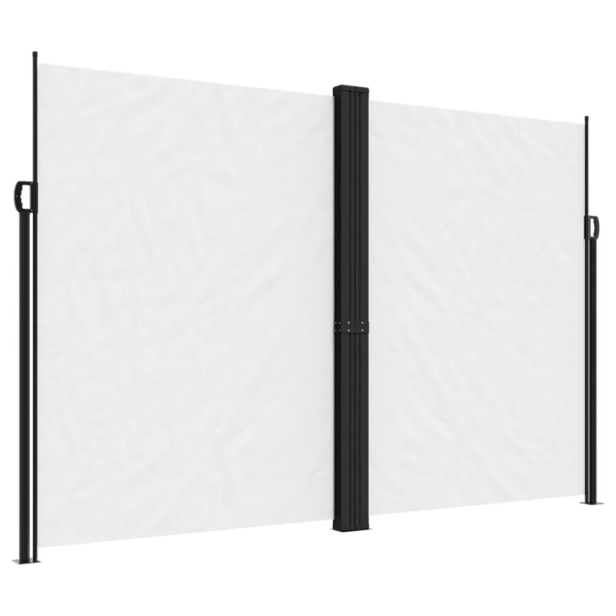 Auvent latéral rétractable blanc 220x1200 cm - 2