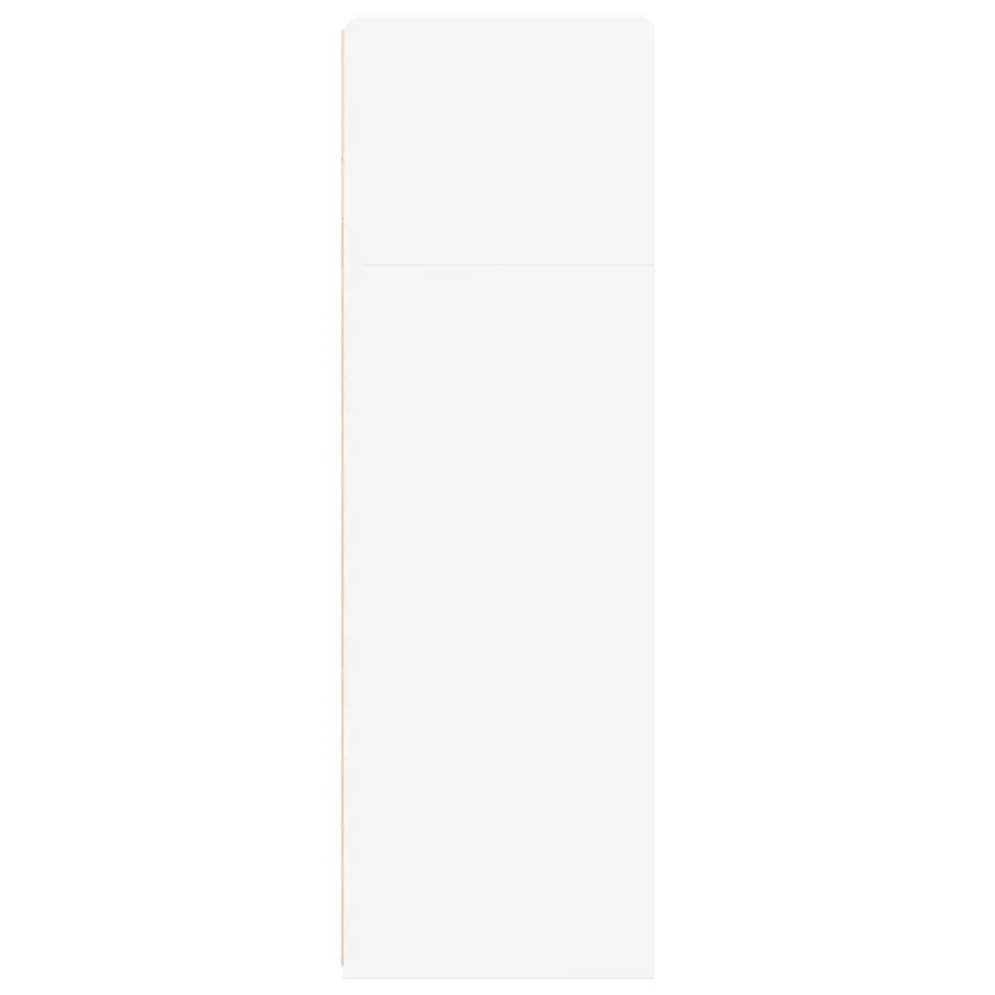 Buffet blanc 40x41x124 cm bois d'ingénierie - 5
