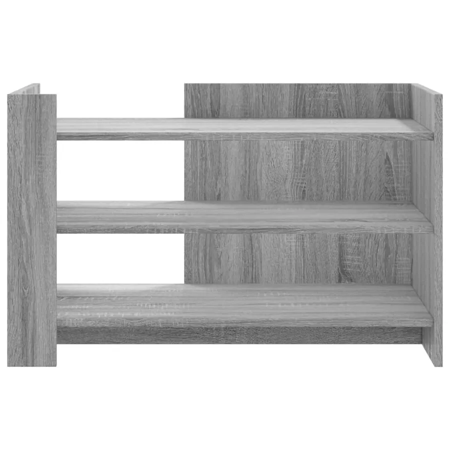 Table basse sonoma gris 80x50x50 cm bois d'ingénierie - 4