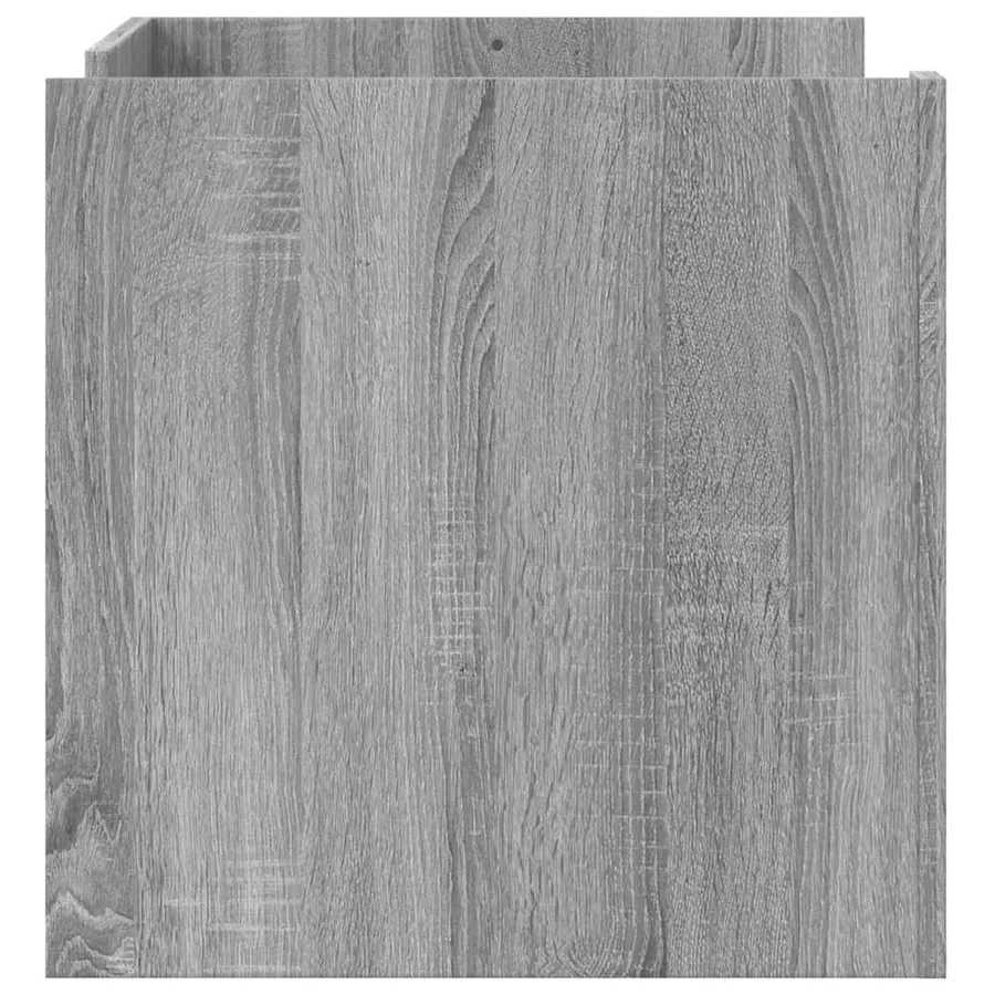 Table basse sonoma gris 80x50x50 cm bois d'ingénierie - 5