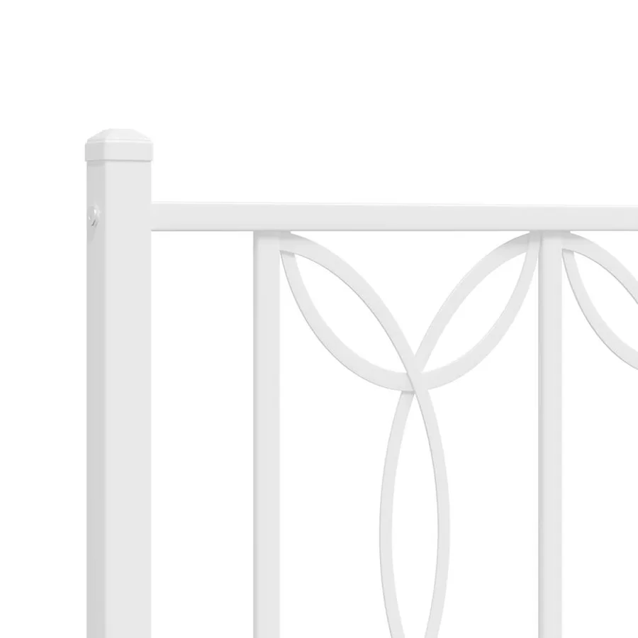 Tête de lit de remplacement métal blanc 75 cm - 5