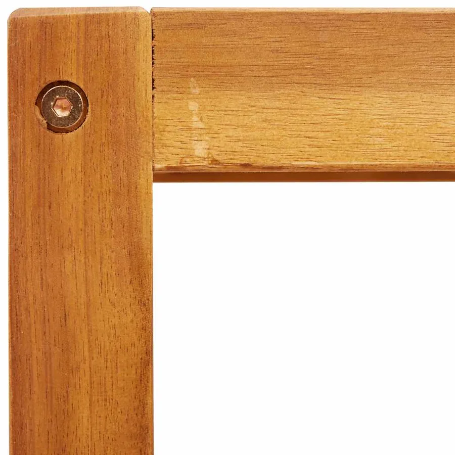 Table de jardin 65x65x29 cm bois massif d'acacia - 8