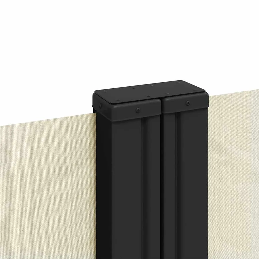 Auvent latéral rétractable crème 100x1000 cm - 7