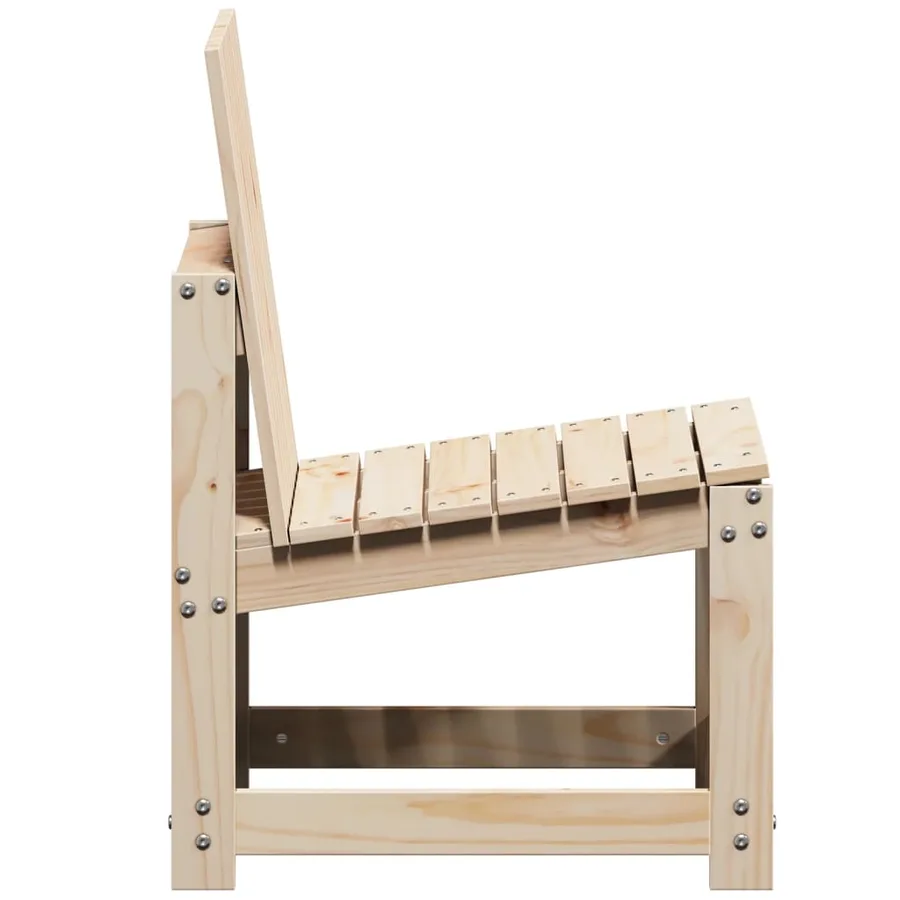 Salon de jardin 3 pcs bois massif de pin - 5