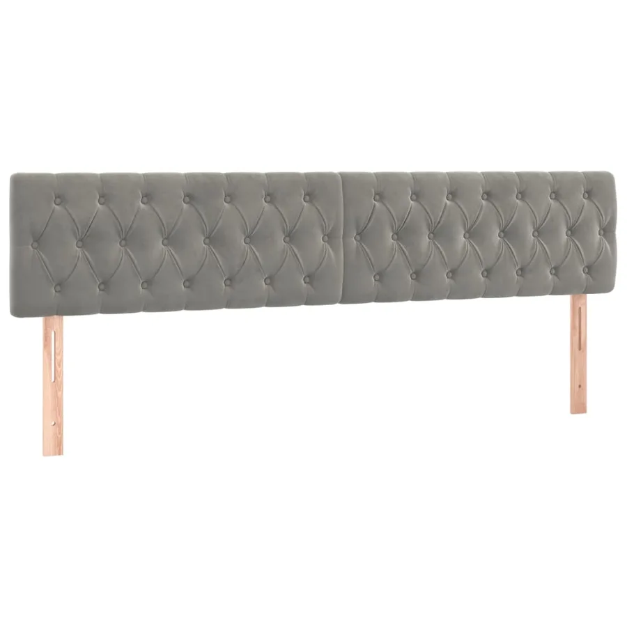 Sommier à lattes de lit avec matelas LED gris clair 120x190 cm - 9