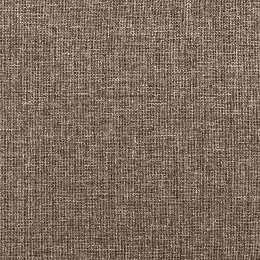 Sommier à lattes de lit avec matelas taupe 120x190 cm tissu - 8