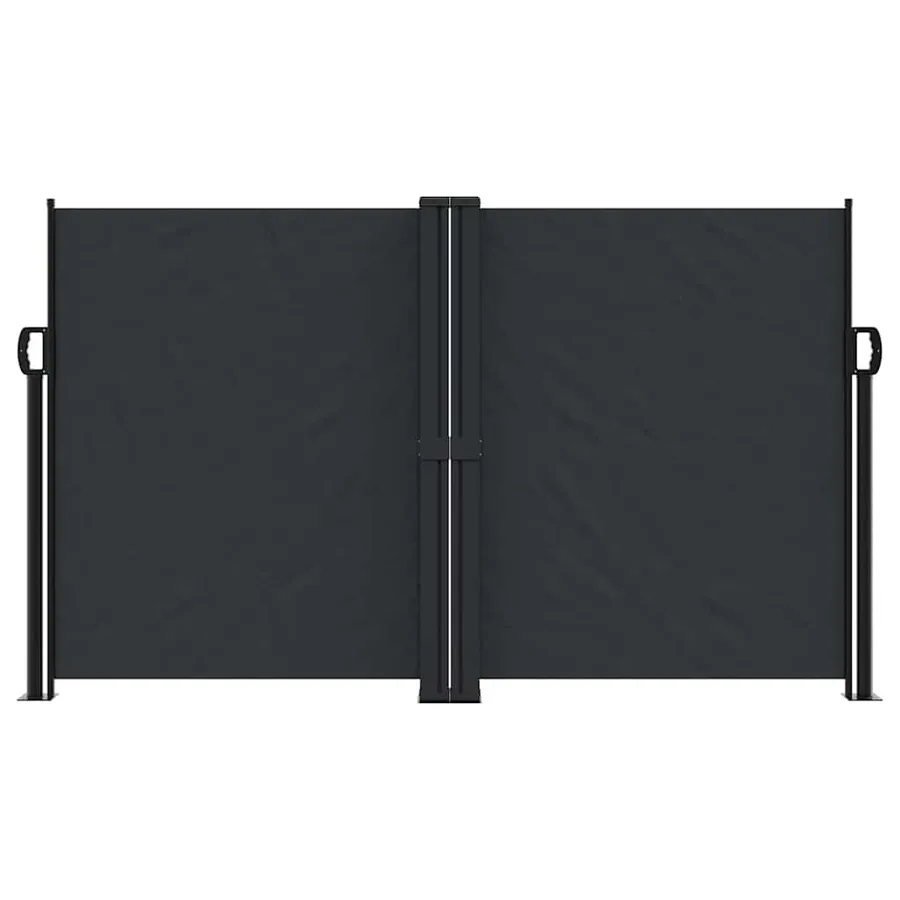 Auvent latéral rétractable noir 140x1000 cm - 3