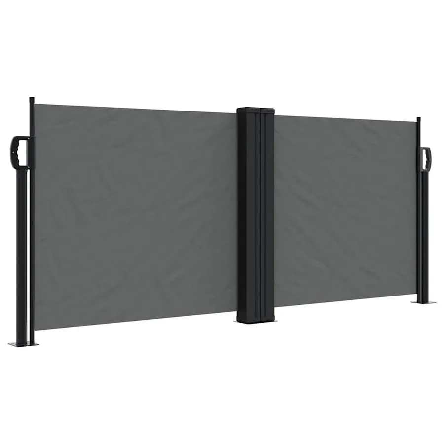 Auvent latéral rétractable anthracite 100x600 cm - 2