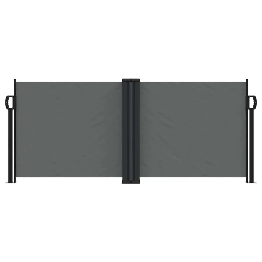 Auvent latéral rétractable anthracite 100x600 cm - 3