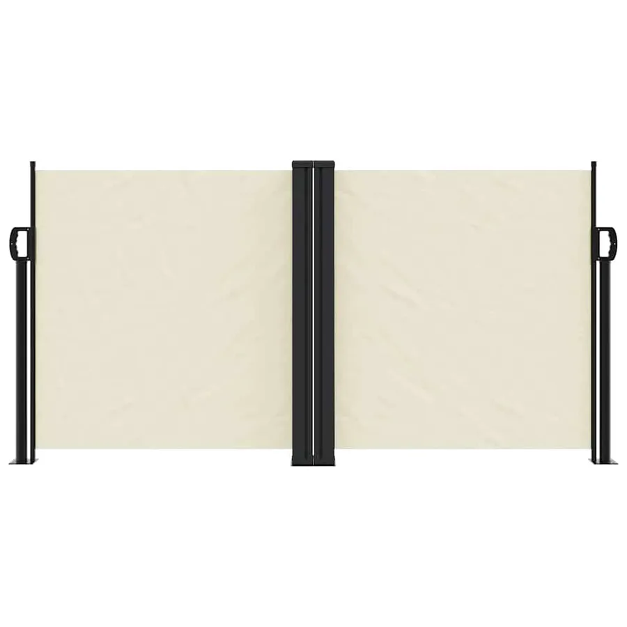 Auvent latéral rétractable crème 120x600 cm - 3