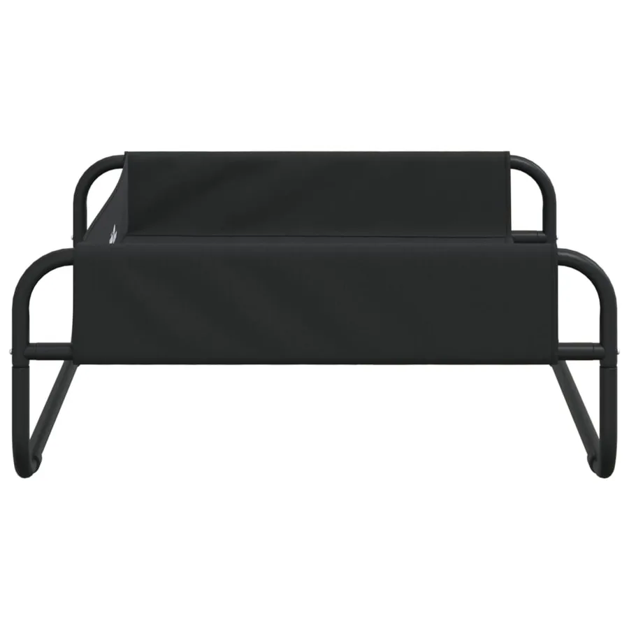 Lit surélevé pour chien anthracite tissu Oxford et acier - 6