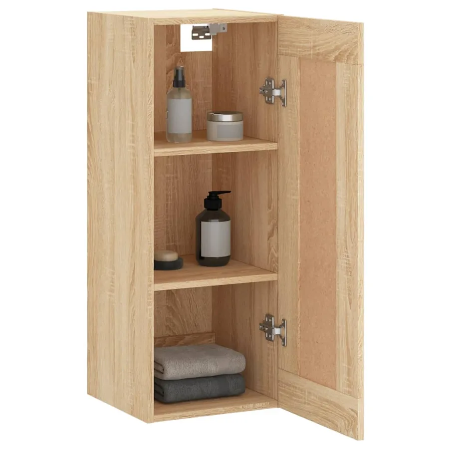 Armoire murale chêne sonoma 34,5x34x90 cm bois d'ingénierie - 5