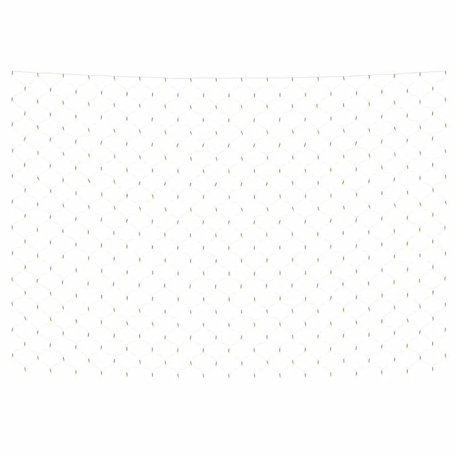 Filet lumineux blanc chaud de Noël 3x2 m 204 LED Int/extérieur - 6