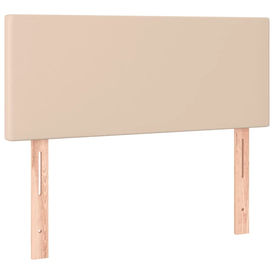 Sommier à lattes de lit avec matelas LED cappuccino 120x190 cm - 8