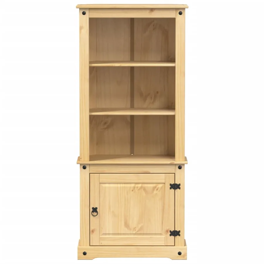 Buffet haut Corona 74x38x170 cm bois de pin massif - 4