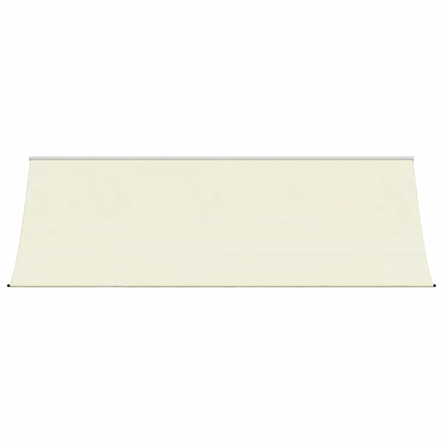 Auvent rétractable crème 350x150 m tissu et acier - 3