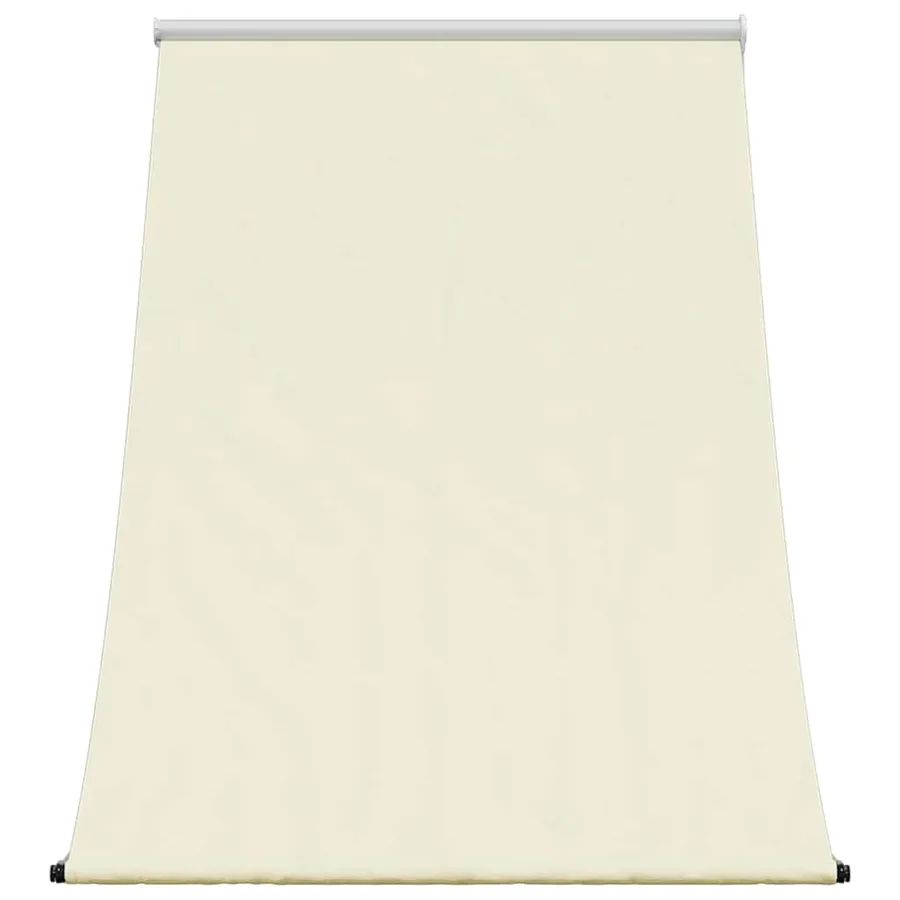 Auvent rétractable crème 100x150 m tissu et acier - 3