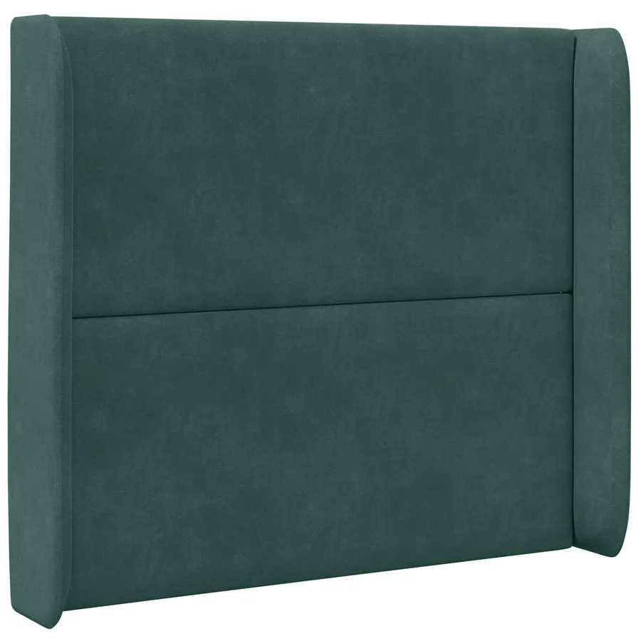 Oreille de tête de lit Vert 80 x 16 x 4 cm Velours - 3