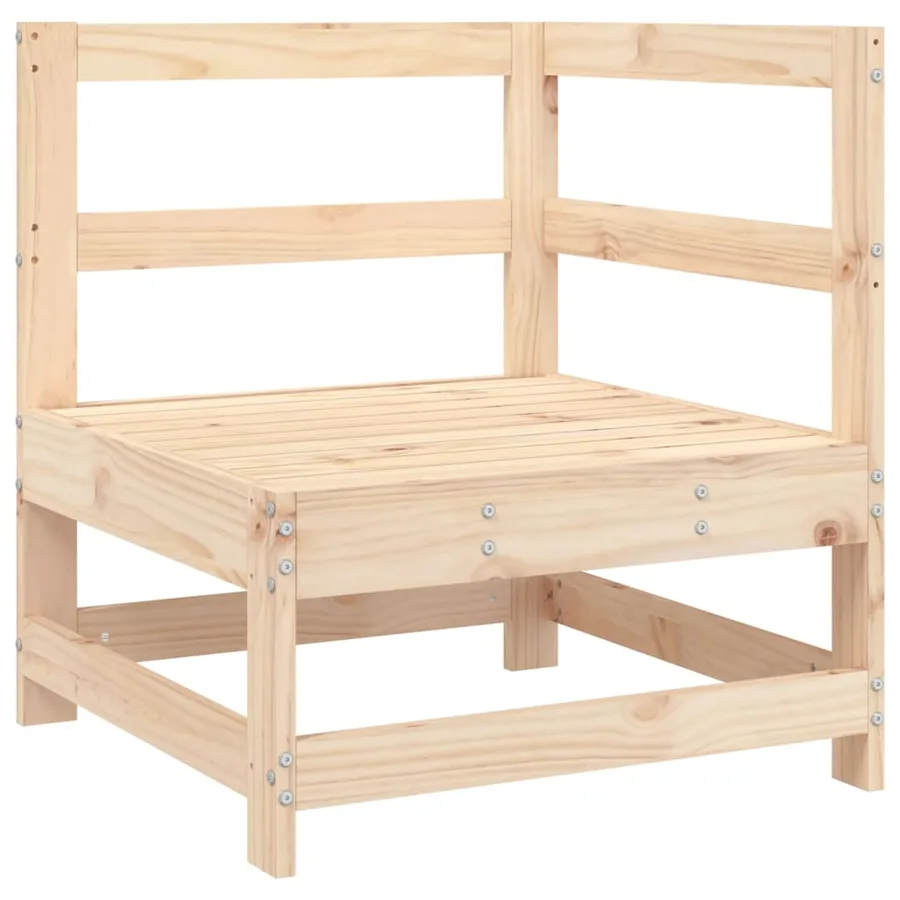 Salon de jardin 6 pcs bois de pin massif - 5