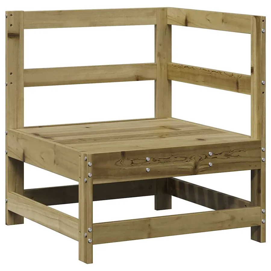 Salon de jardin 7 pcs bois de pin imprégné - 4