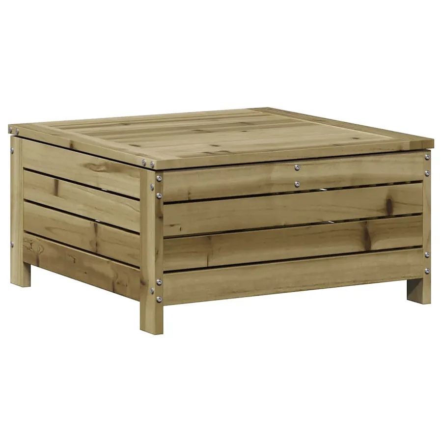 Salon de jardin 7 pcs bois de pin imprégné - 7