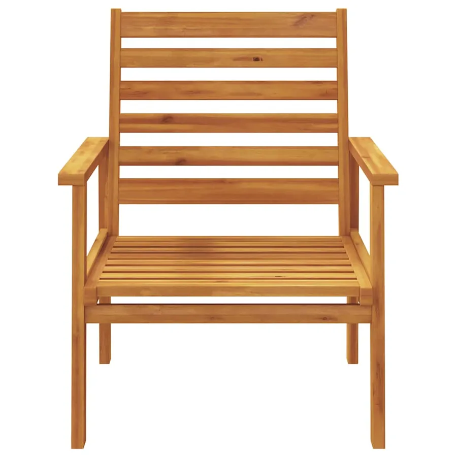 Salon de jardin 5 pcs bois d'acacia solide - 6