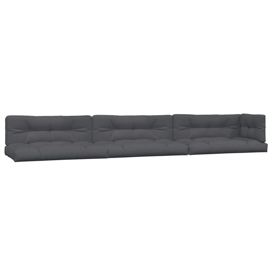Salon palette de jardin avec coussins 6pcs bois d'acacia massif - 6