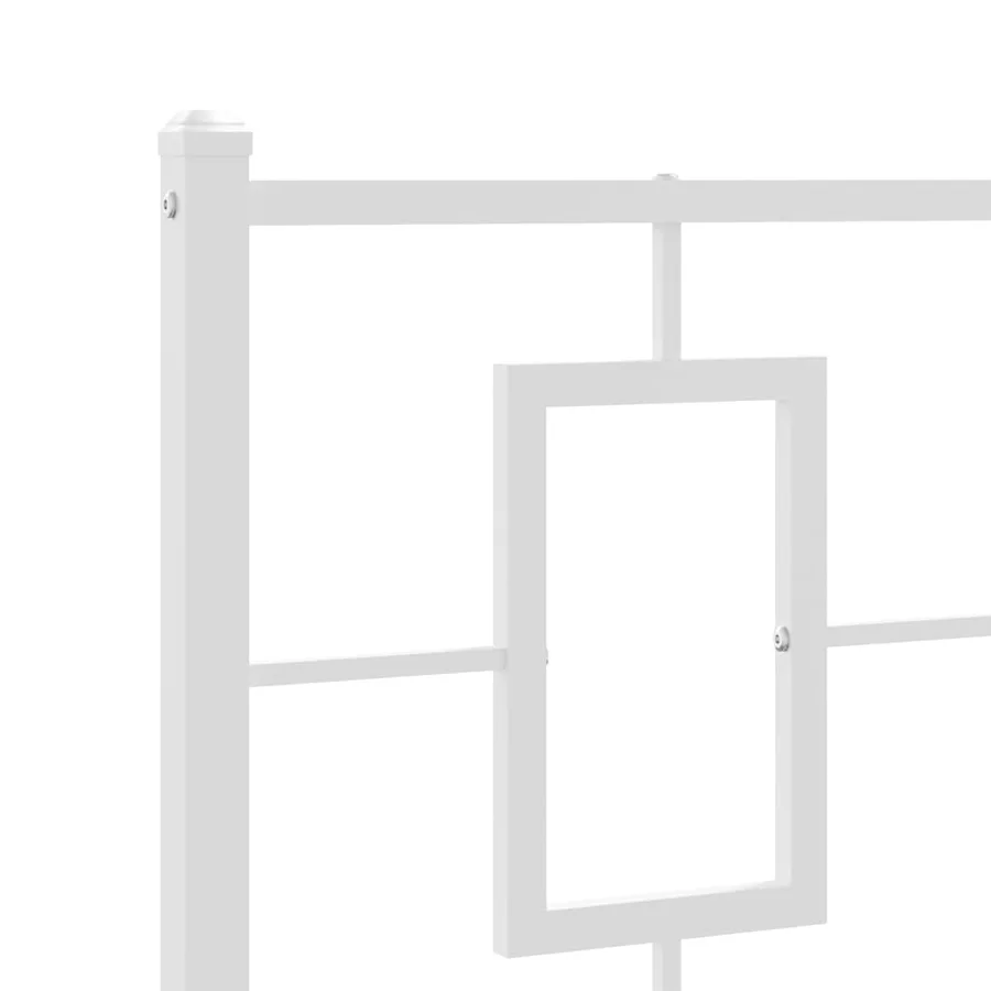 Tête de lit de remplacement métal blanc 80 cm - 6