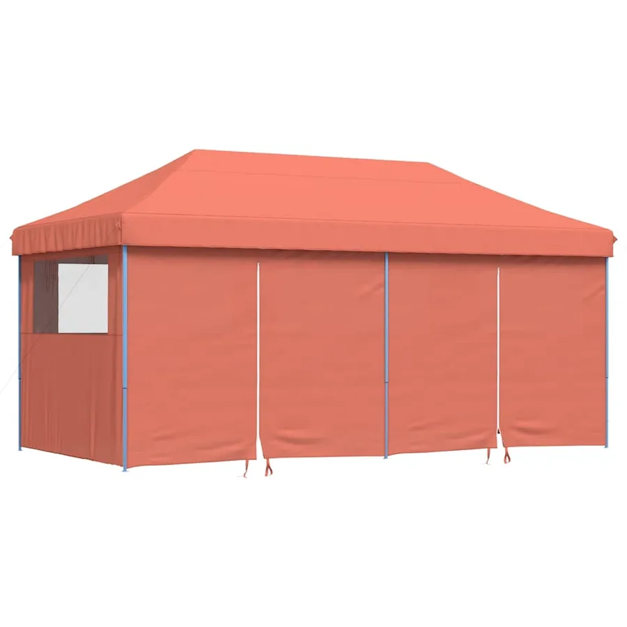 Tente de réception pliable escamotable avec 4 parois latérales - 2