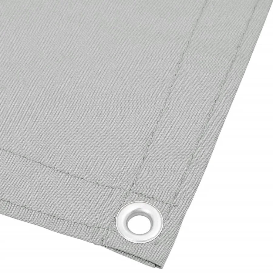 Écran de balcon gris clair 75x600 cm 100% polyester oxford - 4