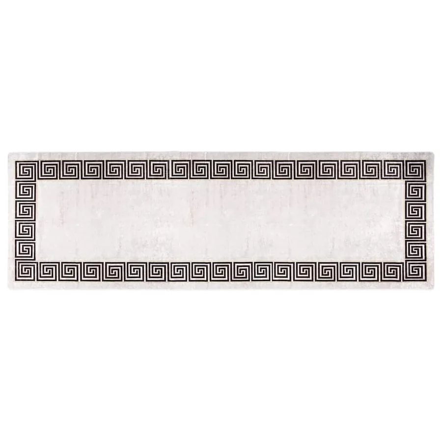 Tapis lavable 80x300 cm Beige clair - 2
