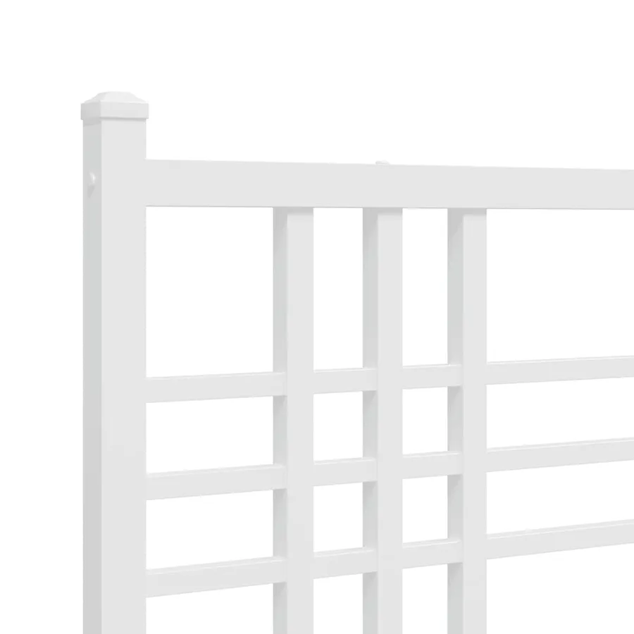 Tête de lit de remplacement métal blanc 180 cm - 5