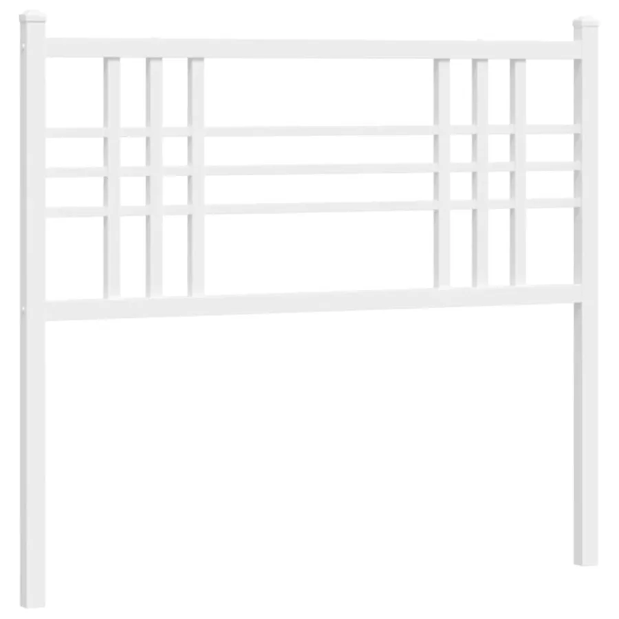 Tête de lit de remplacement métal blanc 100 cm - 2