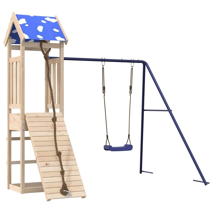 Aire de jeux d'extérieur bois de pin massif - 2