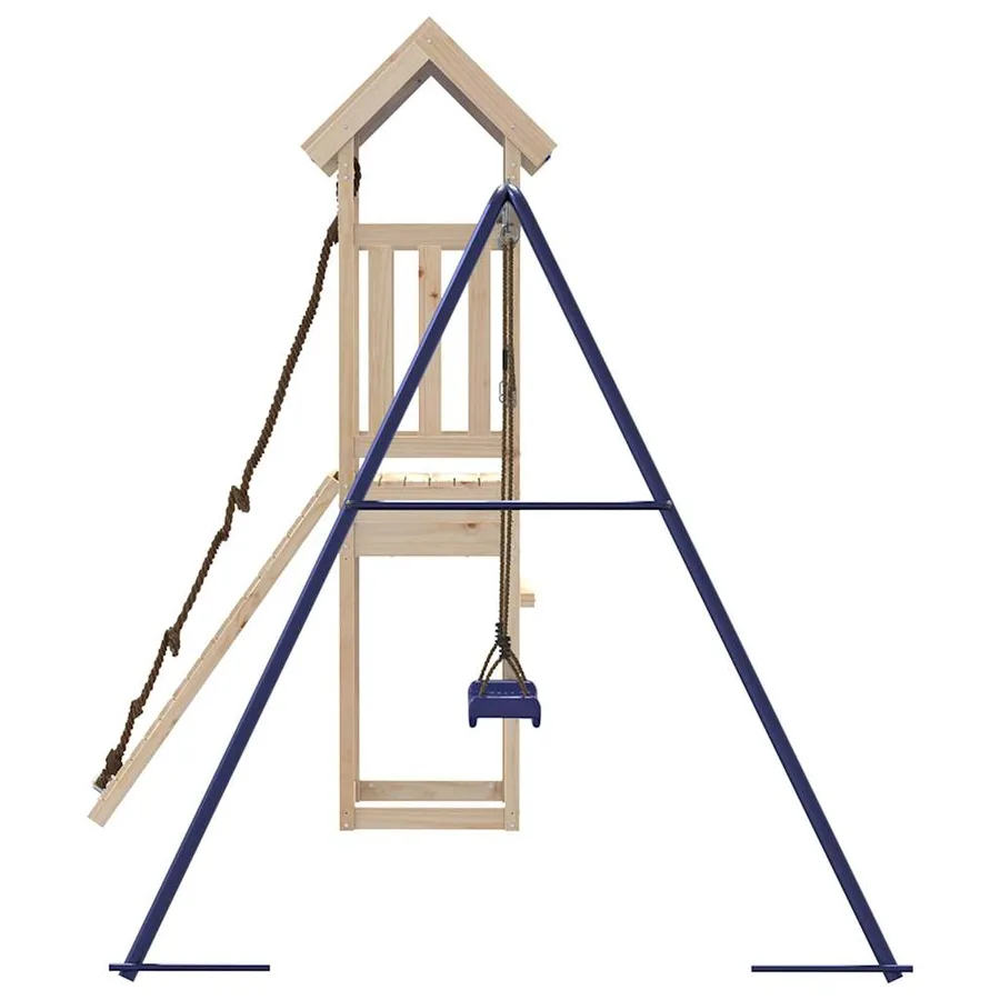 Aire de jeux d'extérieur bois de pin massif - 5