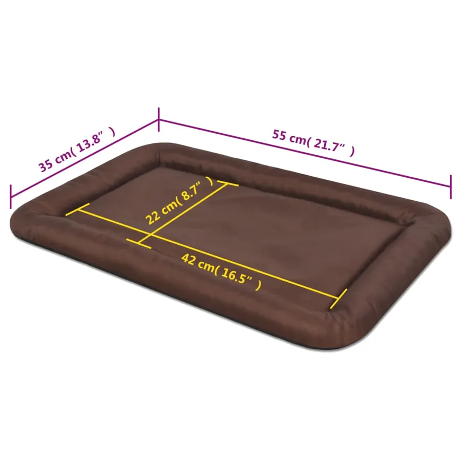 Matelas pour chiens Taille M Marron - 5