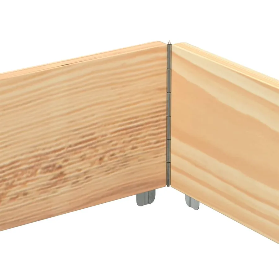 Jardinière 80x60 cm bois de pin massif - 6