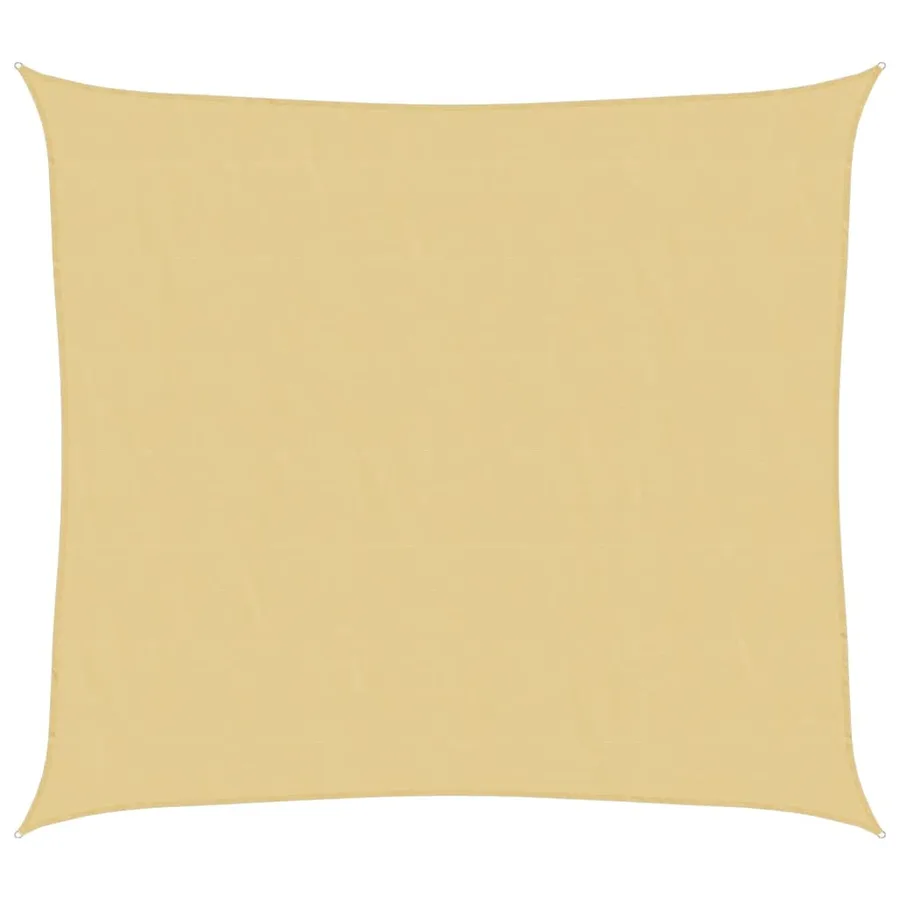 Voile d'ombrage sable 3x2,5 m 100 % polyester oxford - 2